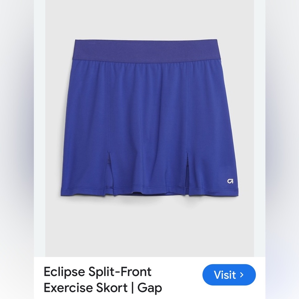 GAP Blue Exercise Skort